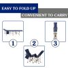Outsunny Folding Camping Cots for Adults with Carry Bags, Side Pockets, Outdoor Portable Sleeping Bed for Travel Camp Vocation, Blue