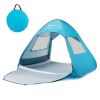 Automatic Pop-up Beach Tent with Carrying Bag-Blue - Color: Blue