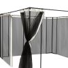 Outsunny Universal Replacement Mesh Sidewall Netting for  Gazebos and Canopy Tents