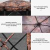 Outsunny 6-Sided Hexagon Pop Up Party Tent Gazebo with Mesh Netting Walls & Shaded Interior, 12' x 12', Flower